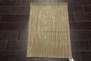 2’ x 3’ Hand Knotted Wool & Silk Modern Tibetan Oriental Area rug Gray