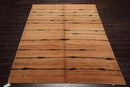 6x9 Caramel Hand Knotted Tibetan 100% Wool Michaelian & Kohlberg Modern & Contemporary Oriental Area Rug