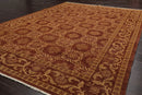 6x9 Brown Hand Knotted 100% Wool Traditional Oriental Area Rug