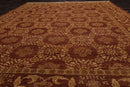 6x9 Brown Hand Knotted 100% Wool Traditional Oriental Area Rug