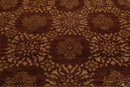 6x9 Brown Hand Knotted 100% Wool Traditional Oriental Area Rug