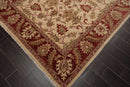 5'9" x 8'4" Hand Knotted Peshawar 100% Wool Arts and Craft Area Rug Beige