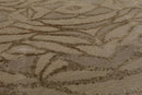 2’ x 3’ Hand Knotted Wool & Silk Modern Tibetan Oriental Area rug Beige, Gray
