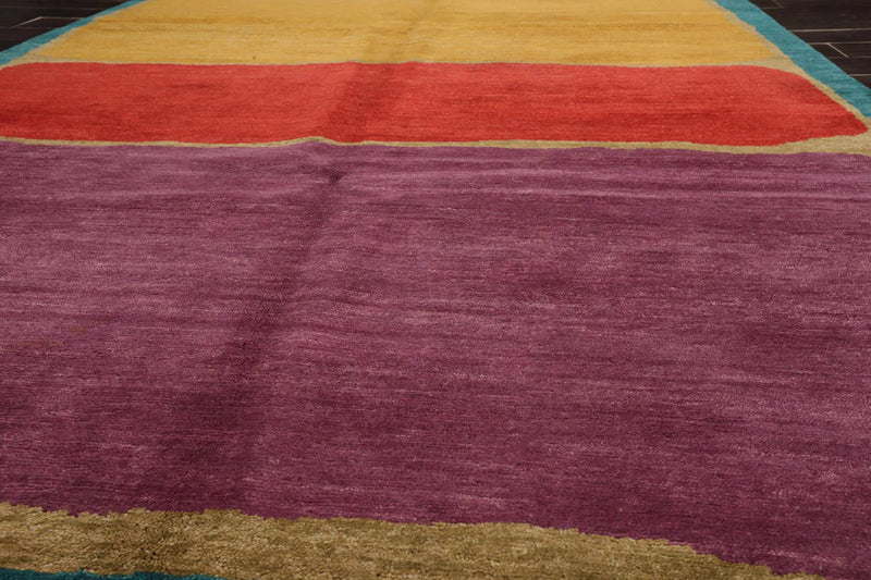 6x9 Gold Hand Knotted Tibetan 100% Wool Michaelian & Kohlberg Traditional Oriental Area Rug