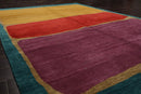 6x9 Gold Hand Knotted Tibetan 100% Wool Michaelian & Kohlberg Traditional Oriental Area Rug