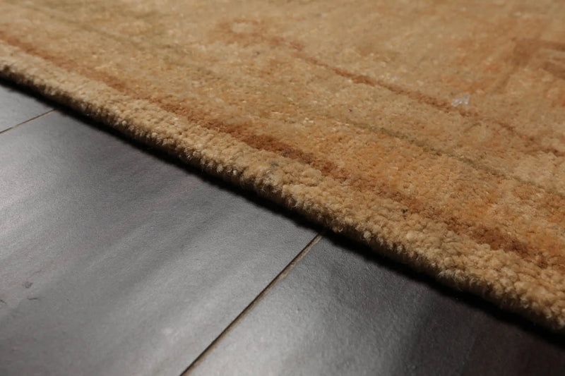 6x9 Beige Hand Knotted Tibetan 100% Wool Michaelian & Kohlberg Traditional Oriental Area Rug