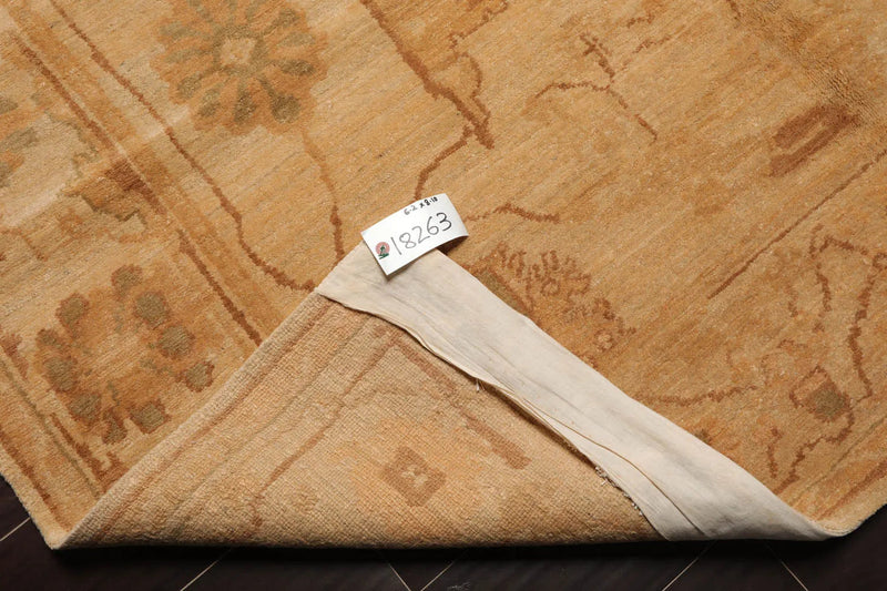 6x9 Beige Hand Knotted Tibetan 100% Wool Michaelian & Kohlberg Traditional Oriental Area Rug