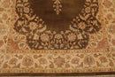 5' x 7'9" Hand Knotted Kermann Traditional 100% Wool Persian Oriental Area rug Mocha