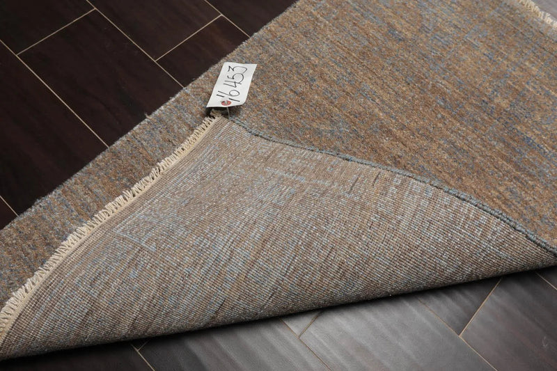 2' x 3' Hand Knotted 100% Wool Transitional Tibetan Oriental Area Rug Blue