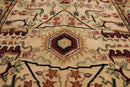 5x7 Beige, Tan Hand Knotted Tibetan 100% Wool Traditional Oriental Area Rug