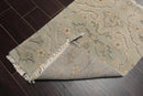 2' x 3' Hand Knotted 100% Wool Transitional Tibetan Oriental Area Rug Gray
