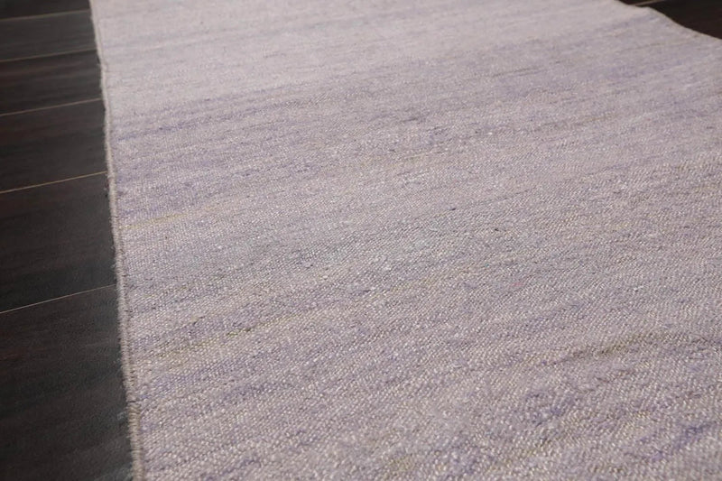 2' x 3' Hand Woven Silk Modern Flatweave Kilim Oriental Area Rug Lavender
