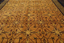 3x5 Gold, Charcoal Hand Knotted Tibetan 100% Wool Michaelian & Kohlberg Traditional Oriental Area Rug