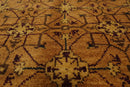 3x5 Gold, Charcoal Hand Knotted Tibetan 100% Wool Michaelian & Kohlberg Traditional Oriental Area Rug