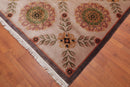 6' x 9'1" Hand Knotted Traditional Classic European Wool Tibetan Area rug Beige