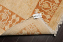 4x6 Beige, Caramel Hand Knotted 100% Wool Peshawar Traditional Oriental Area Rug