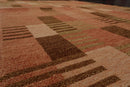 4x6 Rose, Beige Hand Knotted Tibetan 100% Wool Michaelian & Kohlberg Modern & Contemporary Oriental Area Rug