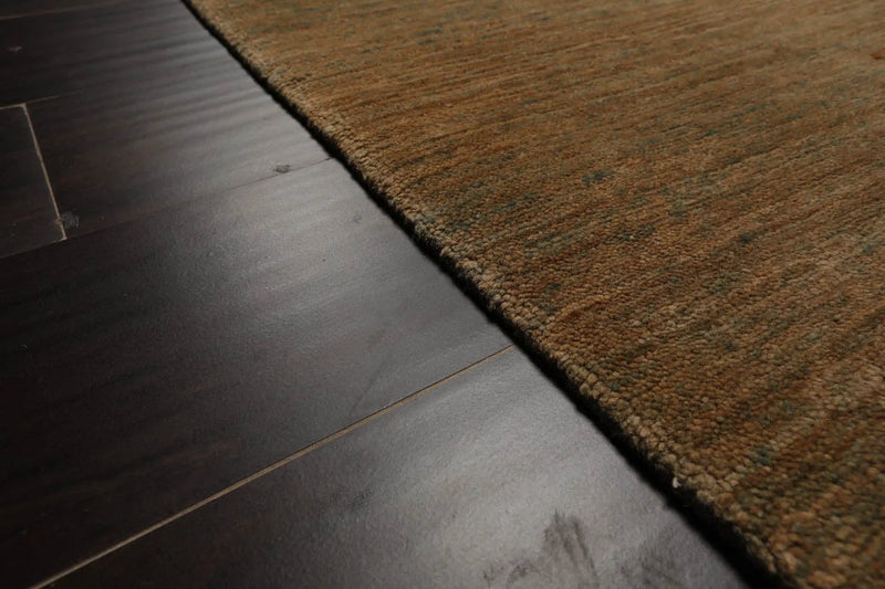 4x6 Moss, Red Hand Knotted Tibetan 100% Wool Swiss Wash Michaelian & Kohlberg Contemporary Oriental Area Rug