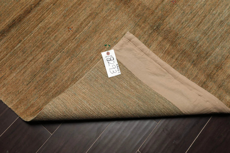 4x6 Moss, Red Hand Knotted Tibetan 100% Wool Swiss Wash Michaelian & Kohlberg Contemporary Oriental Area Rug