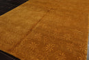 4x6 Gold Hand Knotted Tibetan 100% Wool Swiss Wash Michaelian & Kohlberg Contemporary Oriental Area Rug