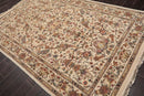 5’10" x 8’11" Hand Knotted Wool & Silk Sino Persian 200 KPSI Area Rug Ivory Tan