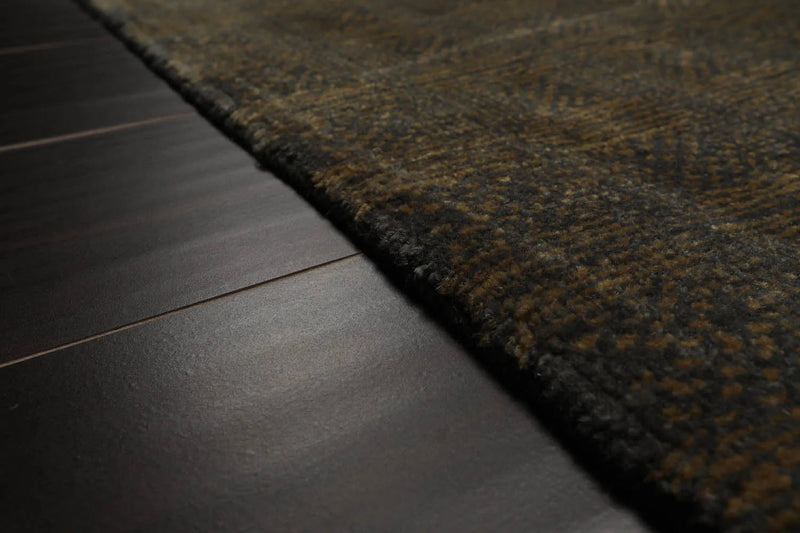 4x6 Celadon,Lime Hand Knotted Tibetan 100% Wool Michaelian & Kohlberg Contemporary Oriental Area Rug