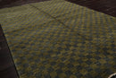 5x7 Green, Slate Hand Knotted Tibetan 100% Wool Michaelian & Kohlberg Modern & Contemporary Oriental Area Rug
