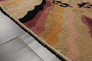 3'11 x 7' Beige, Sage Hand Knotted Tibetan 100% Wool Michaelian & Kohlberg Modern & Contemporary Oriental Area Rug