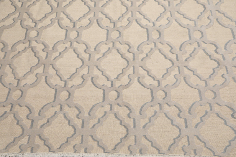 8'11" x 12'8" Hand Knotted Wool Peshawar Oriental Area Rug Gray/Slate Modern