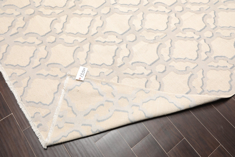 8'11" x 12'8" Hand Knotted Wool Peshawar Oriental Area Rug Gray/Slate Modern