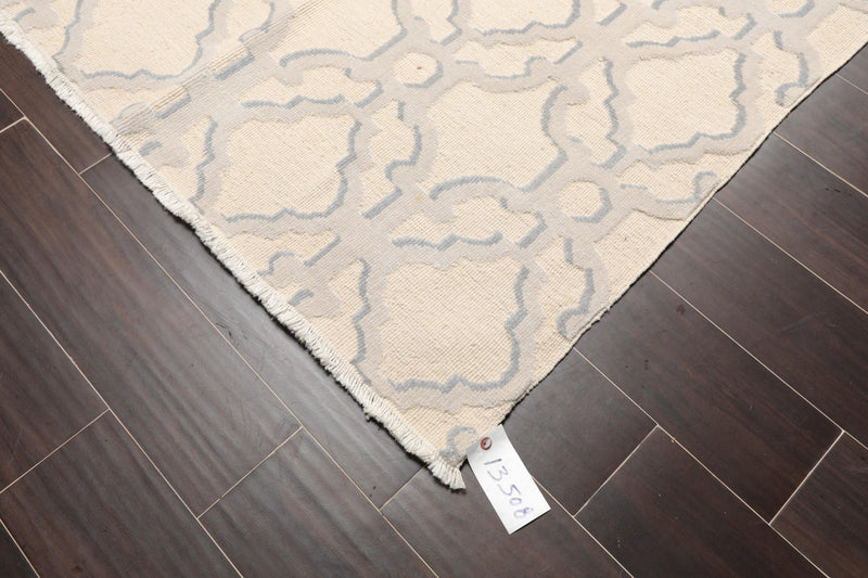 8'11" x 12'8" Hand Knotted Wool Peshawar Oriental Area Rug Gray/Slate Modern