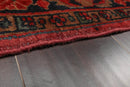 4x6 Red Vintage Saroukk Hand Knotted Traditional Wool Area Rug