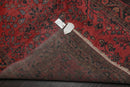 4x6 Red Vintage Saroukk Hand Knotted Traditional Wool Area Rug