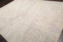 8'11"x 11'11" Hand Knotted Wool Antiqued Turkish weave Area Rug Muted Tone on Tone Gray