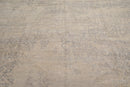 8'11"x 11'11" Hand Knotted Wool Antiqued Turkish weave Area Rug Muted Tone on Tone Gray