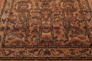 6x9 Gold, Rust Machine Made Wilton Weave 100% Wool Traditional Oriental Area Rug