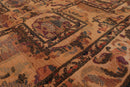 6x9 Gold, Rust Machine Made Wilton Weave 100% Wool Traditional Oriental Area Rug