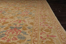14'6''x19'10'' Palace Beige Hand Knotted 100% Wool Transitional Oriental Area Rug