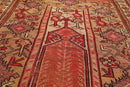3'8" x 4'5" Hand Knotted 100% Wool Antique Turkish Oushak Oriental Area Rug Tan