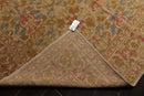 14'6''x19'10'' Palace Beige Hand Knotted 100% Wool Transitional Oriental Area Rug