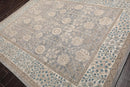 7'10” x 9'10” Designer 100% Polypropylene Oriental Area Rug Gray, Beige