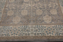 7'10” x 9'10” Designer 100% Polypropylene Oriental Area Rug Gray, Beige