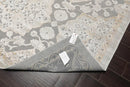 7'11” x 11'2” Designer Modern High Low Pile 100% Polypropylene Area Rug Gray