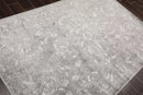 5' x 7' Loom Bloom Lara Erased Pattern Oriental Area Rug Silver, Gray, White