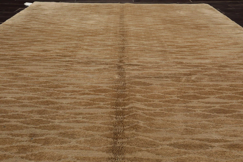 6x9 Tone on Tone Hand Knotted Tibetan Wool & Silk Tufenkian Modern & Contemporary Oriental Area Rug