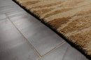 6x9 Tone on Tone Hand Knotted Tibetan Wool & Silk Tufenkian Modern & Contemporary Oriental Area Rug