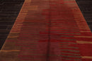 6x9 Rust Hand Knotted Tibetan 100% Wool Tufenkian Modern & Contemporary Oriental Area Rug