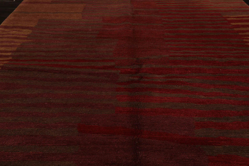 6x9 Rust Hand Knotted Tibetan 100% Wool Tufenkian Modern & Contemporary Oriental Area Rug