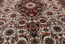 2’10” x 4’10" Hand Knotted 100% Wool Traditional Oriental Area Rug Cream