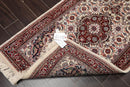 2’10” x 4’10" Hand Knotted 100% Wool Traditional Oriental Area Rug Cream